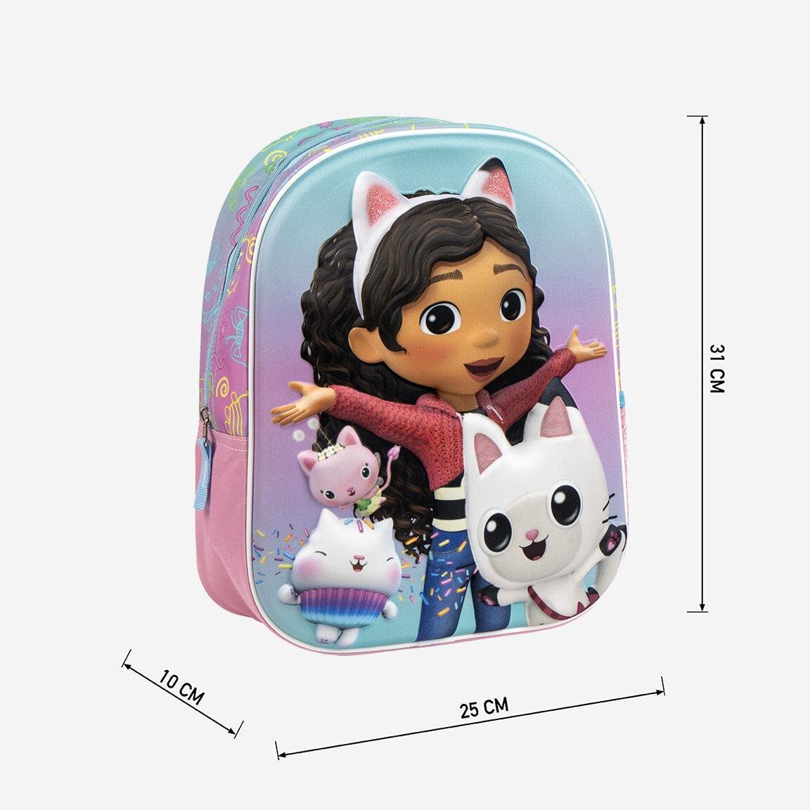 Gabby’s Dollhouse - Kinderrucksack mit 3D-Effekt
