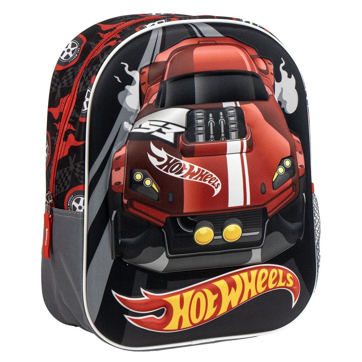 Hot Wheels - Kinderrucksack mit 3D-Effekt