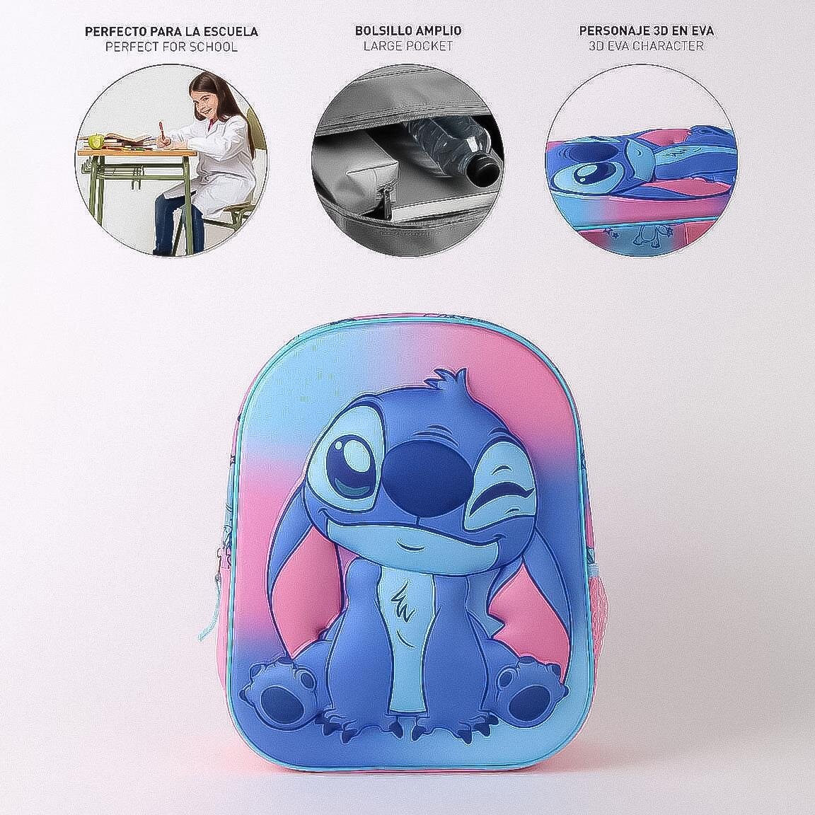 Stitch Kinderrucksack mit 3D-Effekt