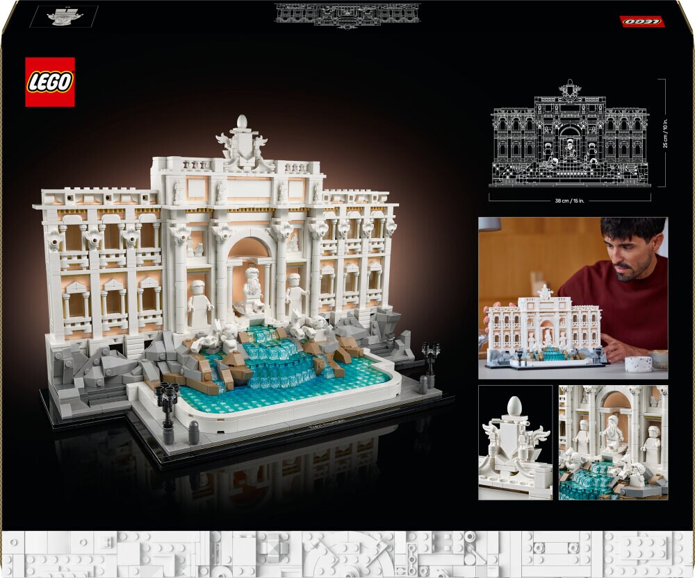LEGO Architecture - Trevi-Brunnen 18+