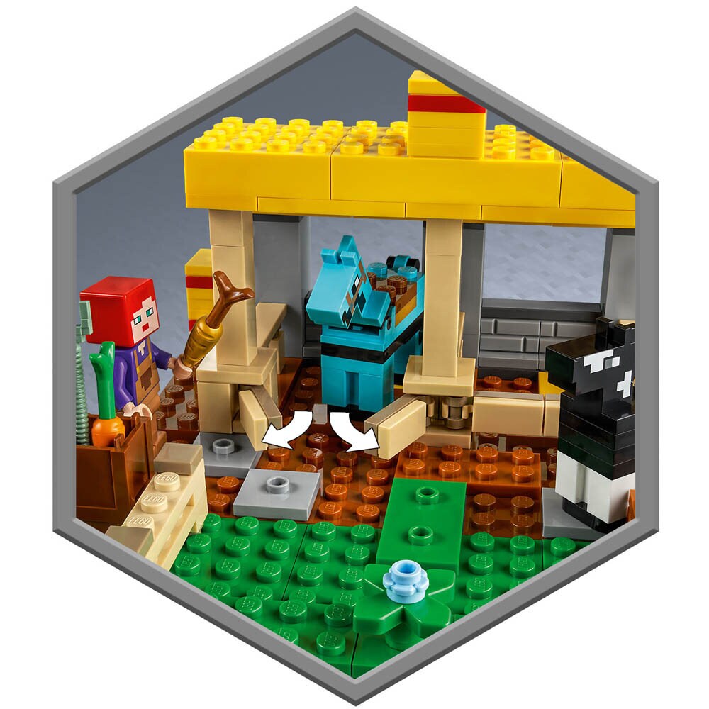 LEGO Minecraft Der Pferdestall 8+