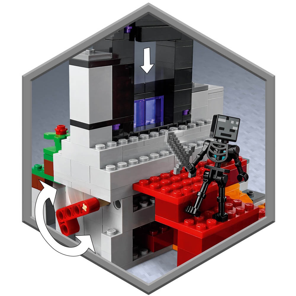 LEGO Minecraft Das zerstörte Portal 8+