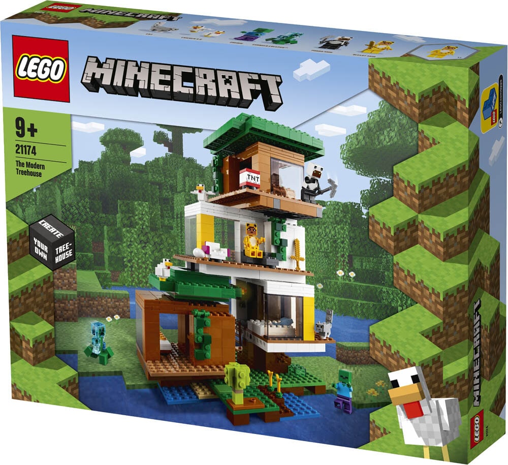 LEGO Minecraft Das moderne Baumhaus 9+