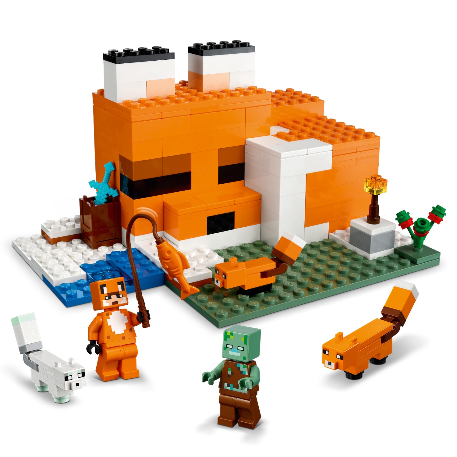 LEGO Minecraft - Die Fuchs-Lodge 8+
