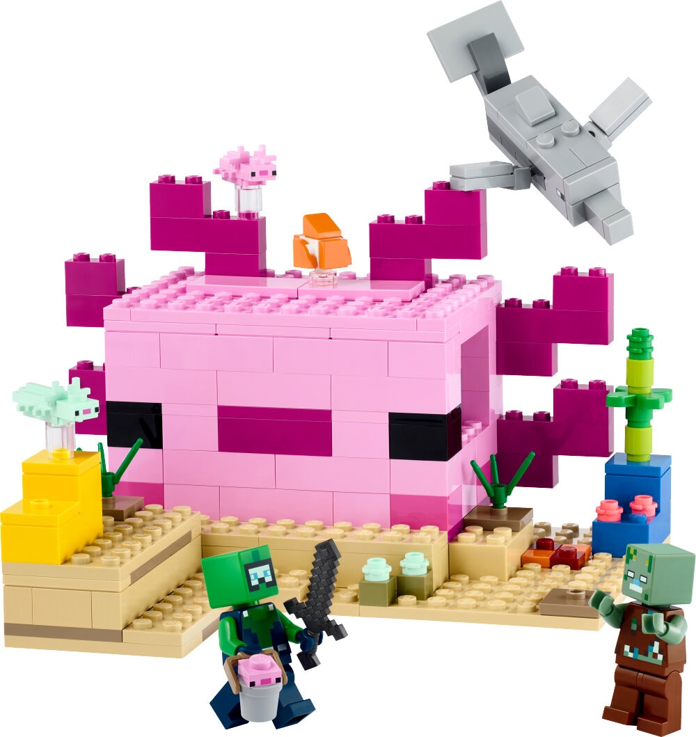 LEGO Minecraft - Das Axolotl-Haus 7+