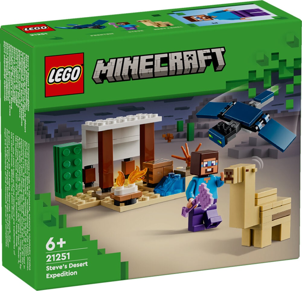 LEGO Minecraft - Steves Wüstenexpedition 6+