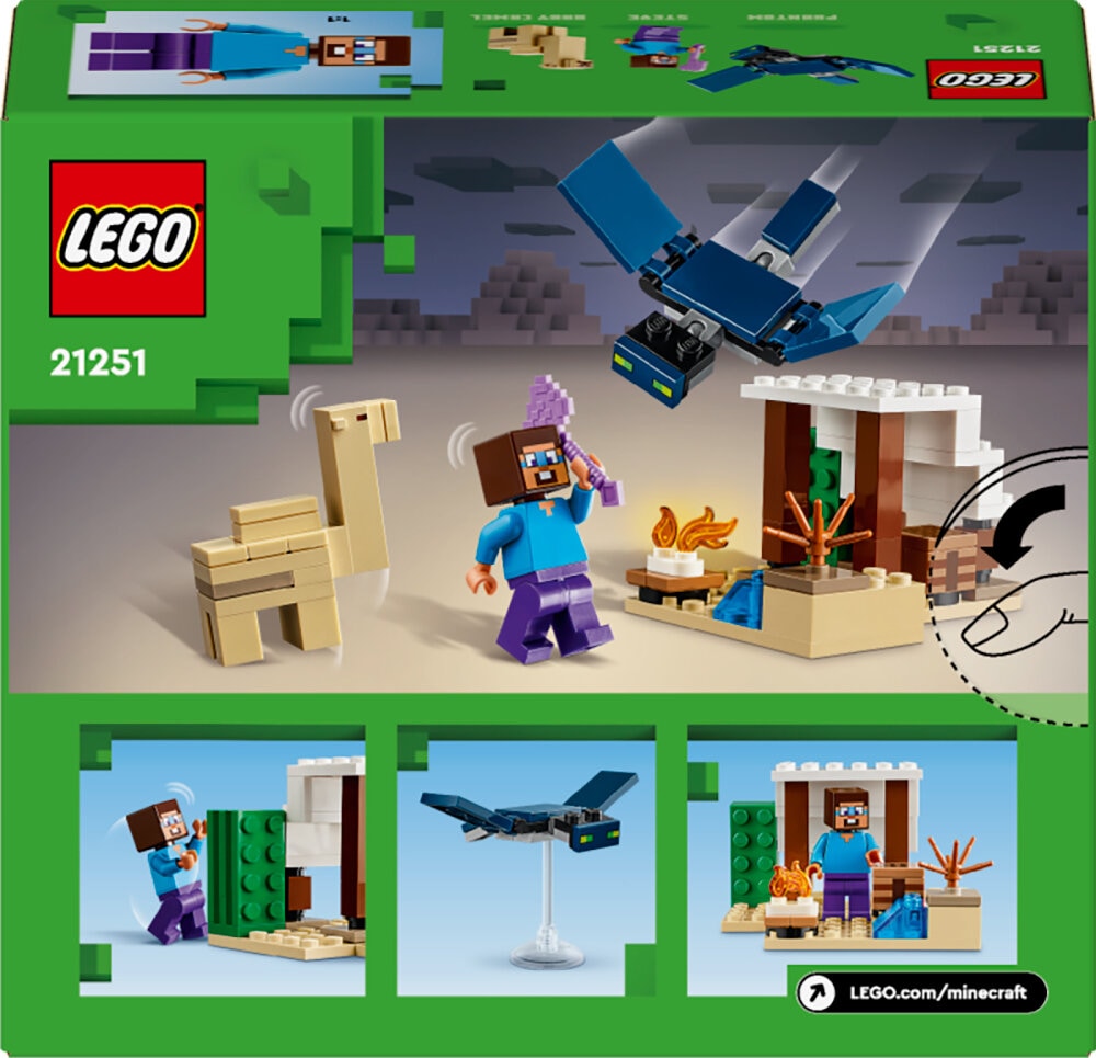LEGO Minecraft - Steves Wüstenexpedition 6+
