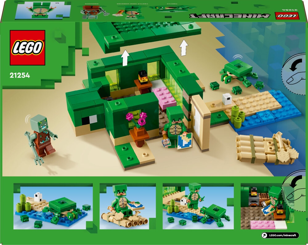 LEGO Minecraft - Das Schildkrötenstrandhaus 8+