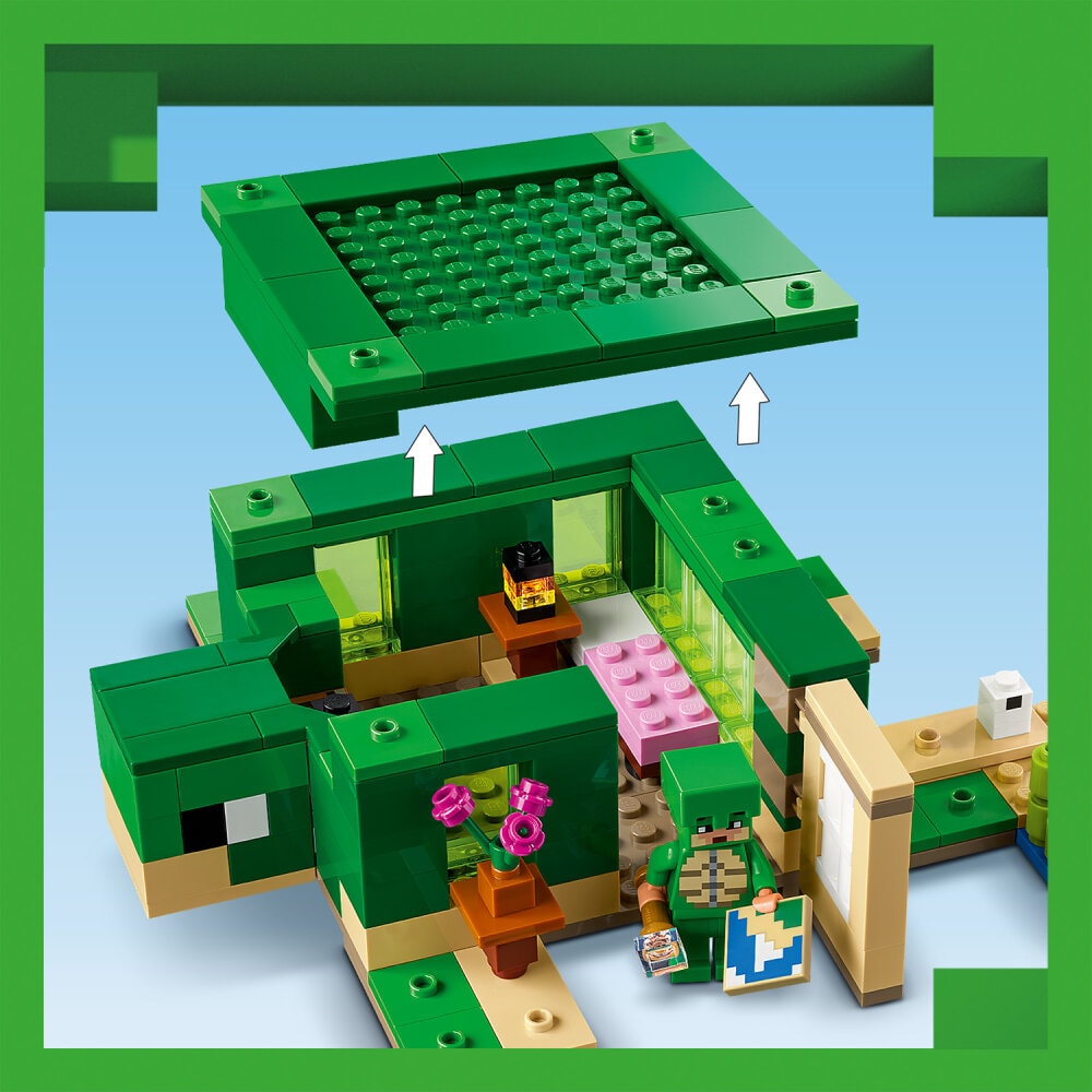 LEGO Minecraft - Das Schildkrötenstrandhaus 8+