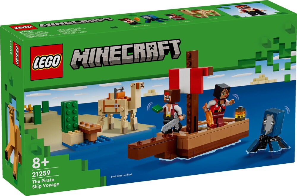 LEGO Minecraft - Die Piratenschiffreise 8+