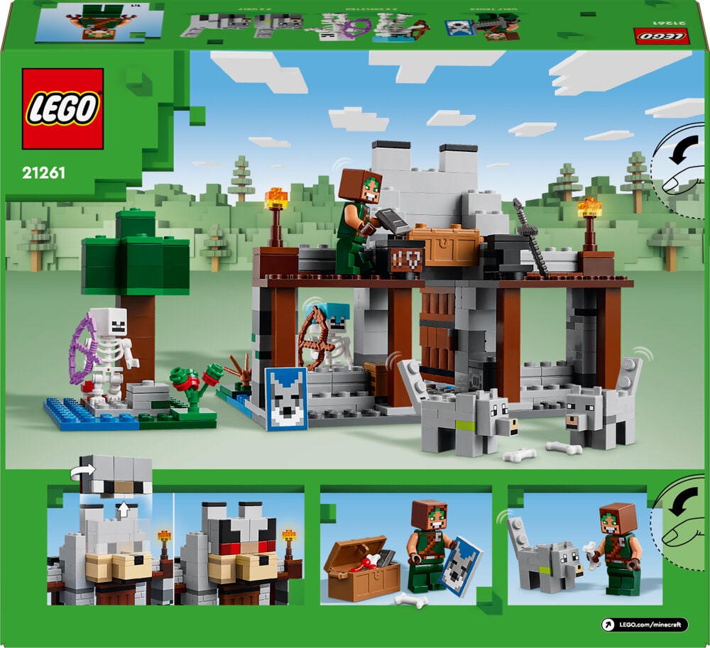 LEGO Minecraft - Die Wolfsfestung 8+