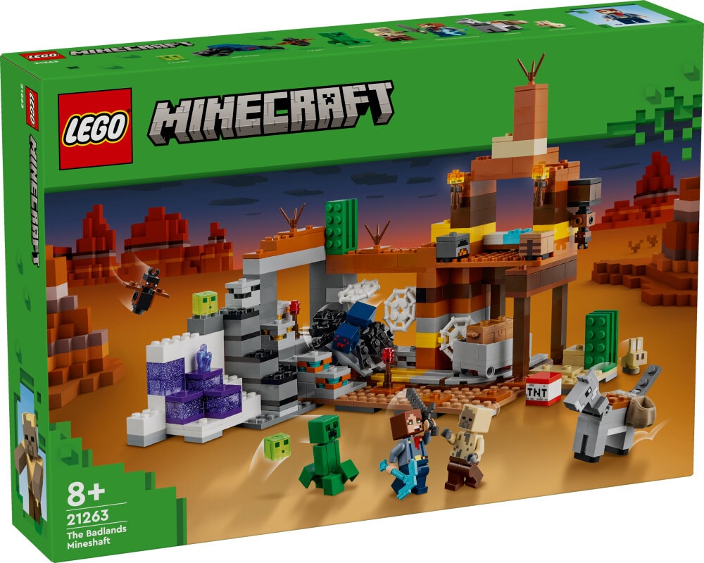 LEGO Minecraft - Die Mine in den Badlands 8+