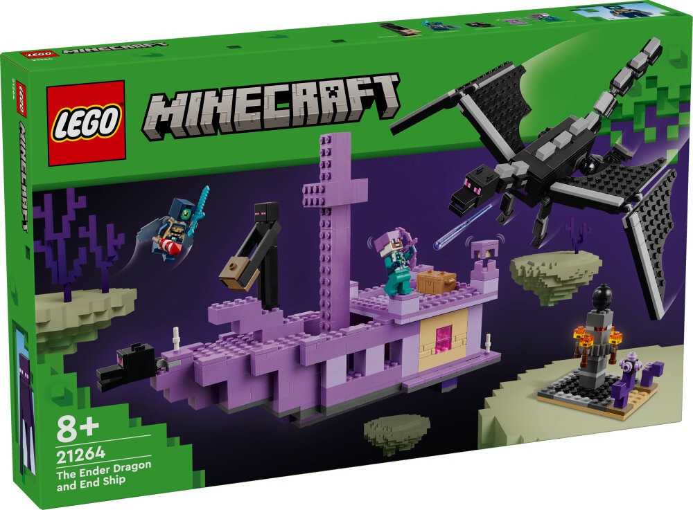 LEGO Minecraft - Der Enderdrache und das Endschiff 8+