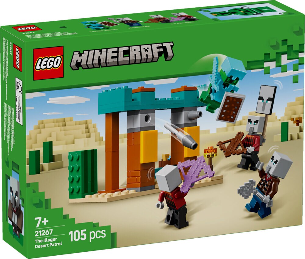 LEGO Minecraft - Die Illager-Wüstenpatrouille 7+