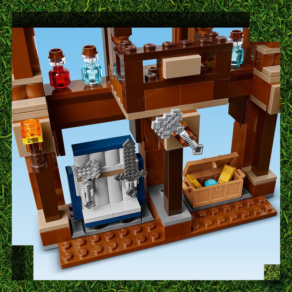 LEGO Minecraft - Waldanwesen mit Boxring 10+