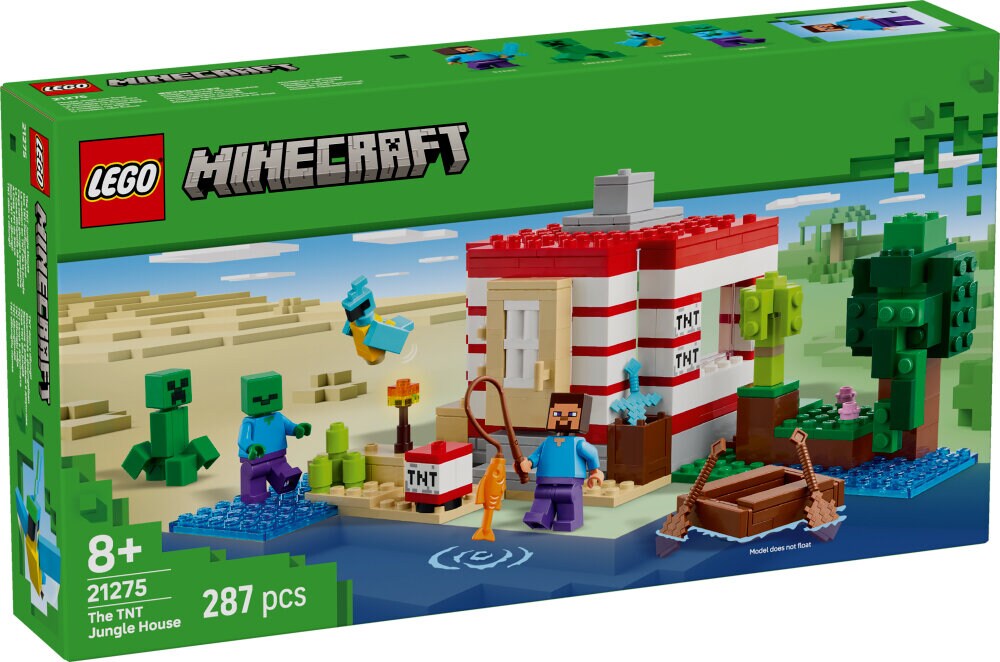 LEGO Minecraft - Das TNT-Dschungelhaus 8+