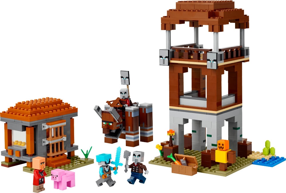 LEGO Minecraft - Ein Verwüster am Plünderer-Außenposten 9+