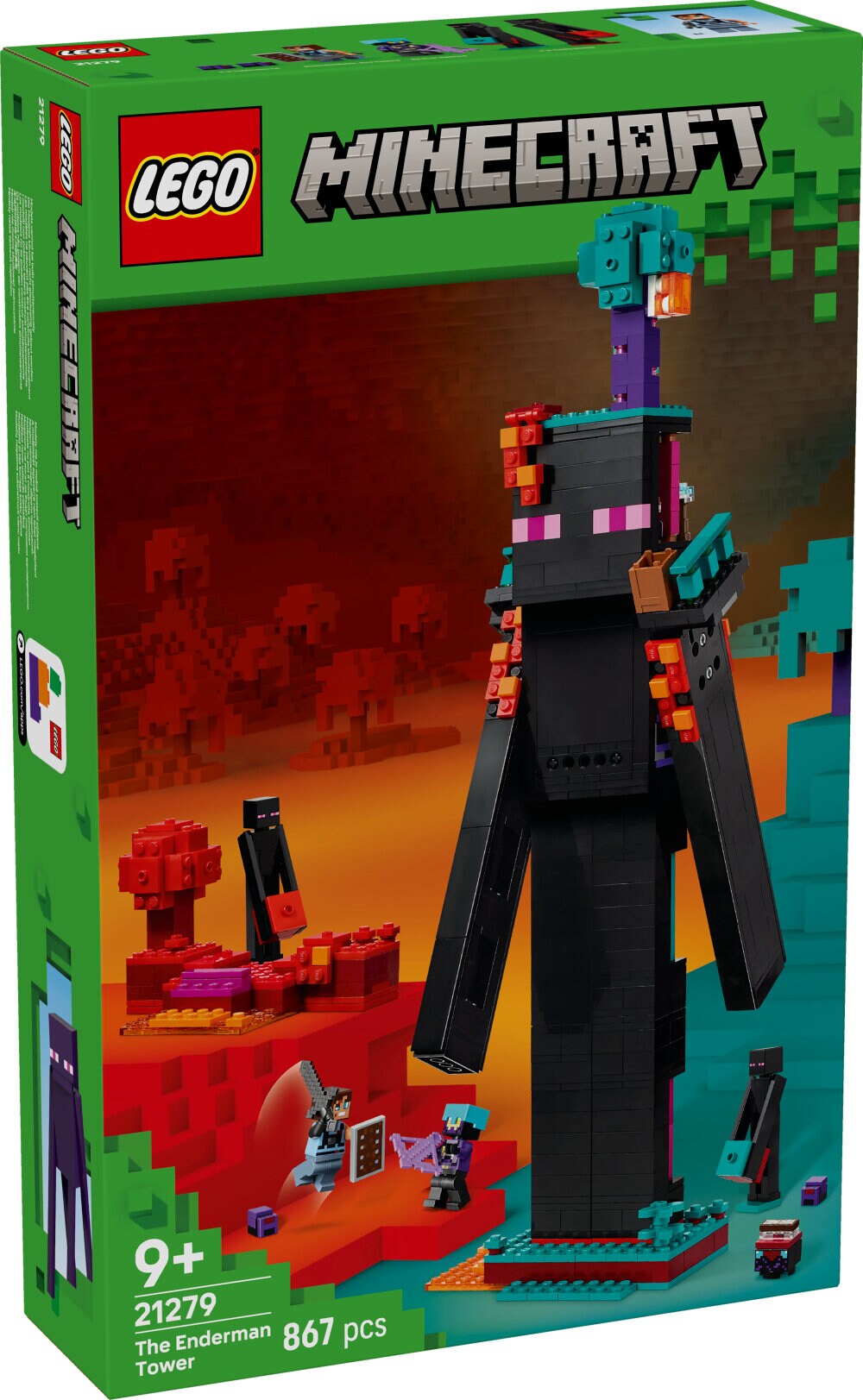 LEGO Minecraft - Der Enderman-Turm 9+