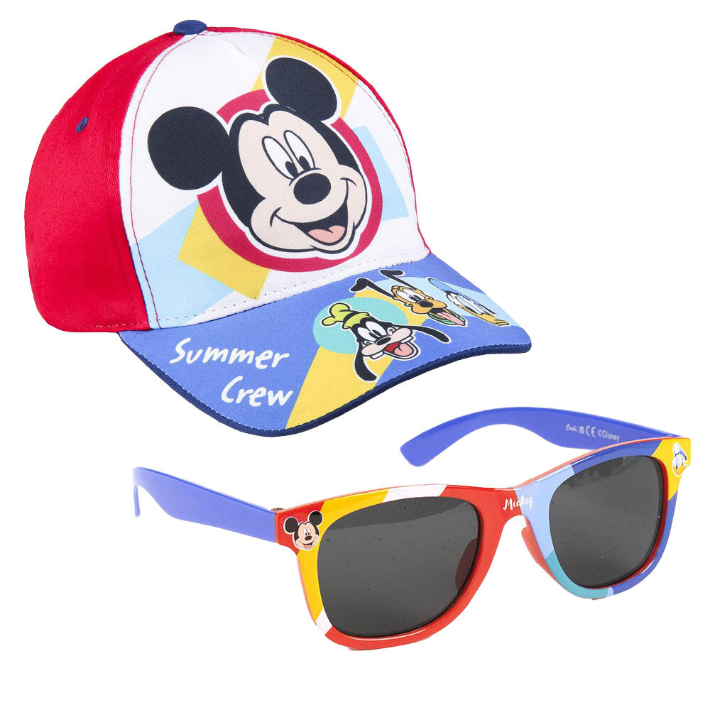 Mickey Maus - Kappe und Sonnenbrille für Kinder