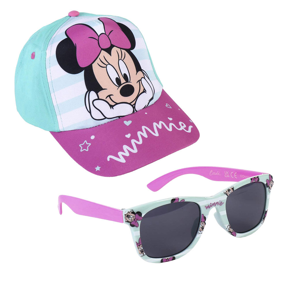 Minnie Maus - Kappe und Sonnenbrille für Kinder