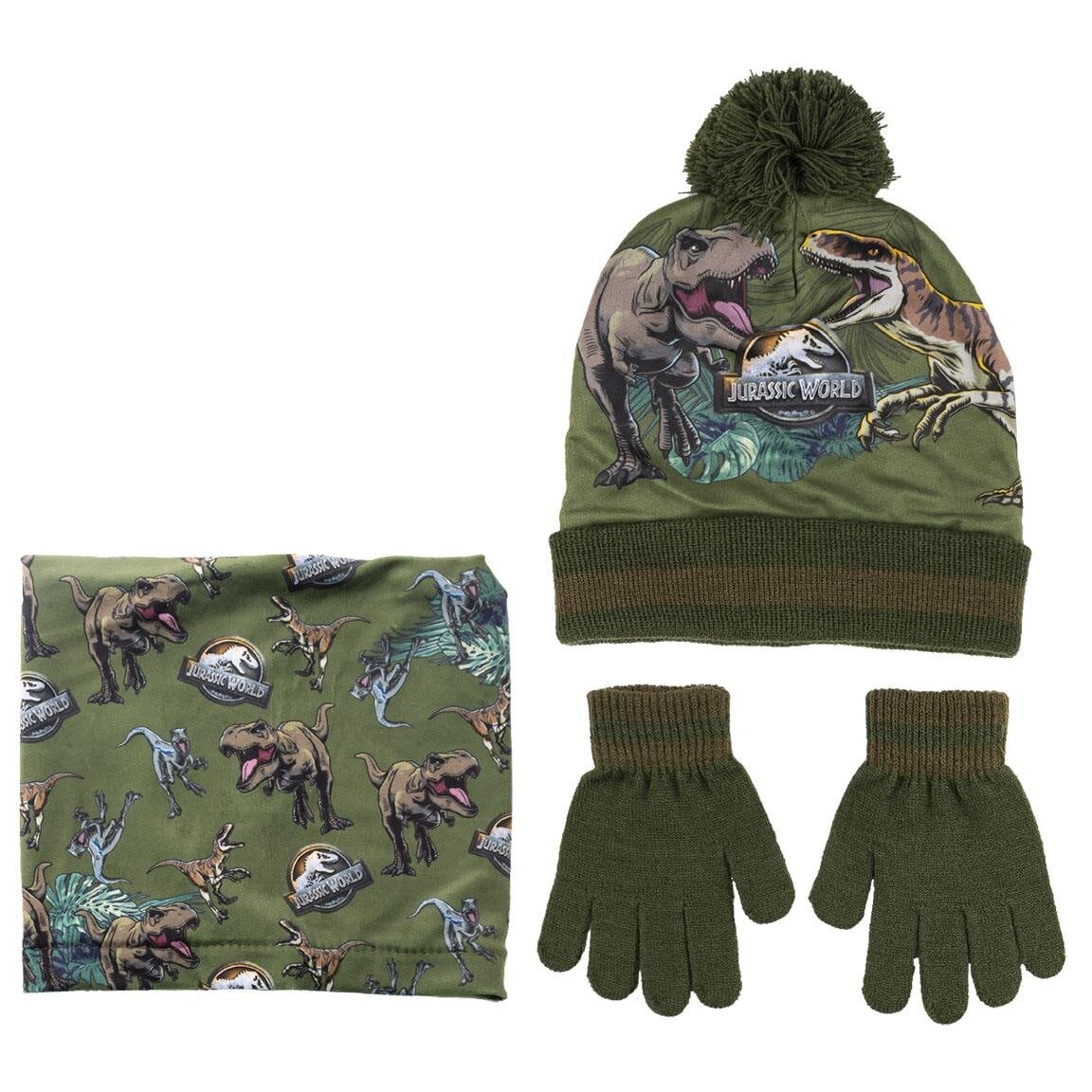 Jurassic Park - Mütze, Schal und Handschuhe