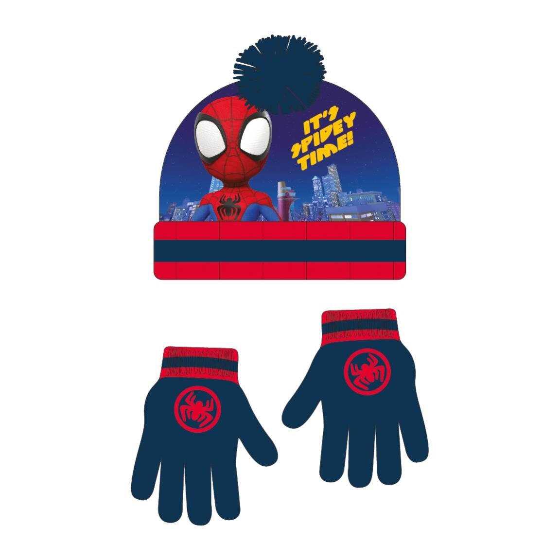 Spidey And His Amazing Friends - Mütze und Handschuhe
