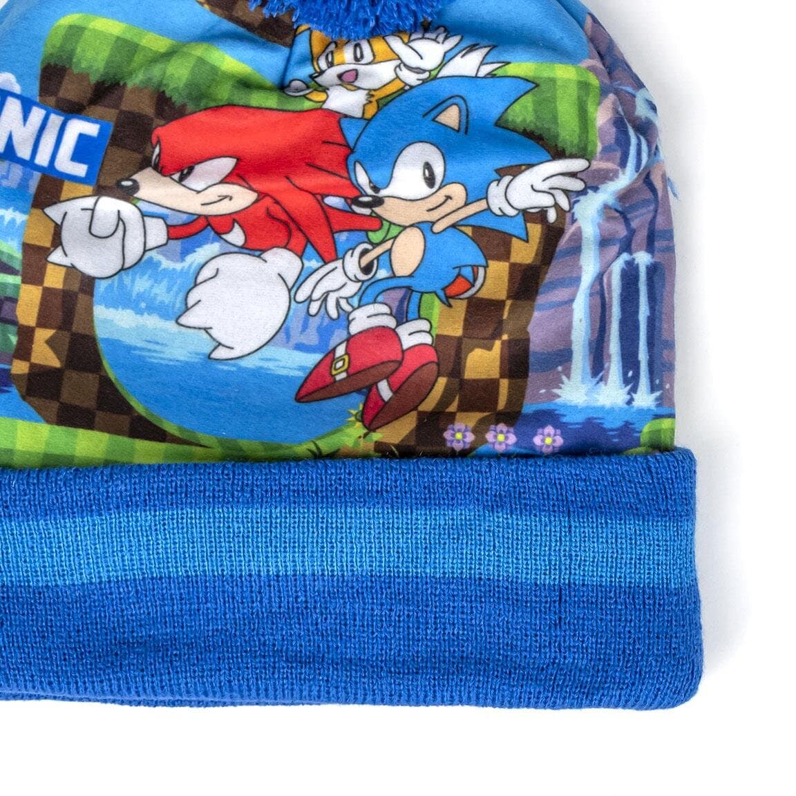 Sonic Mütze und Handschuhe