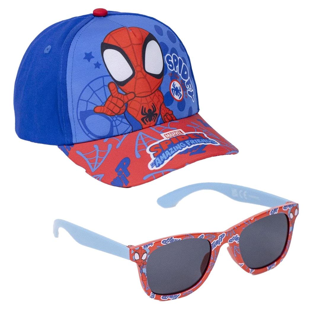 Spidey - Kappe und Sonnenbrille für Kinder