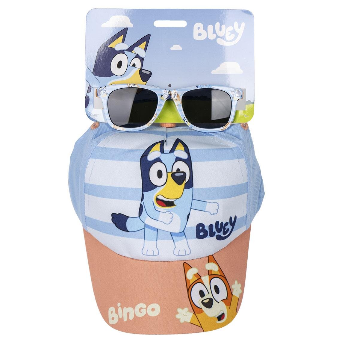 Bluey - Kappe und Sonnenbrille für Kinder