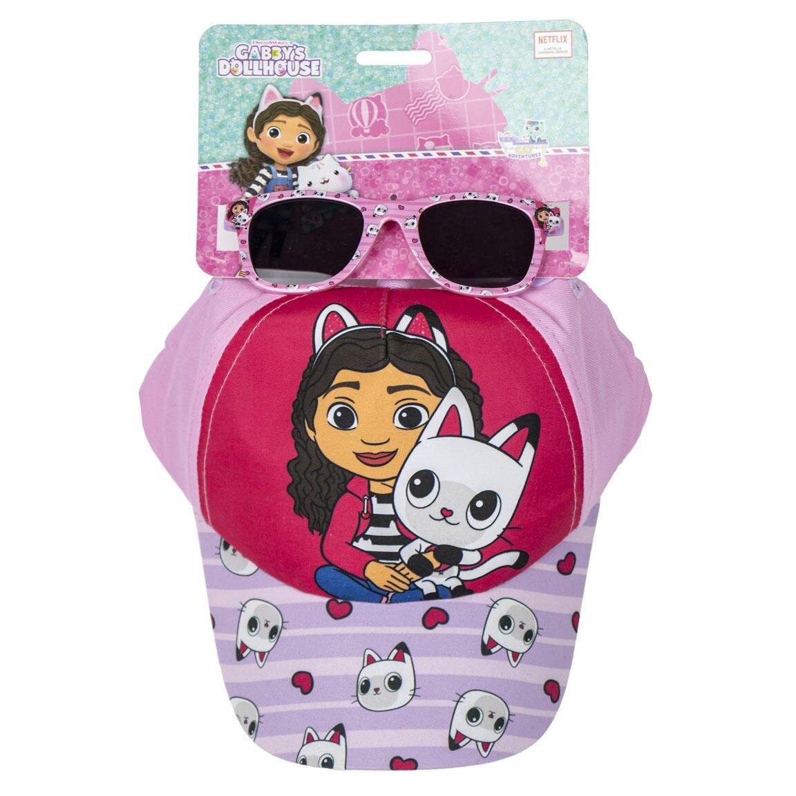 Gabby's Dollhouse - Kappe und Sonnenbrille für Kinder