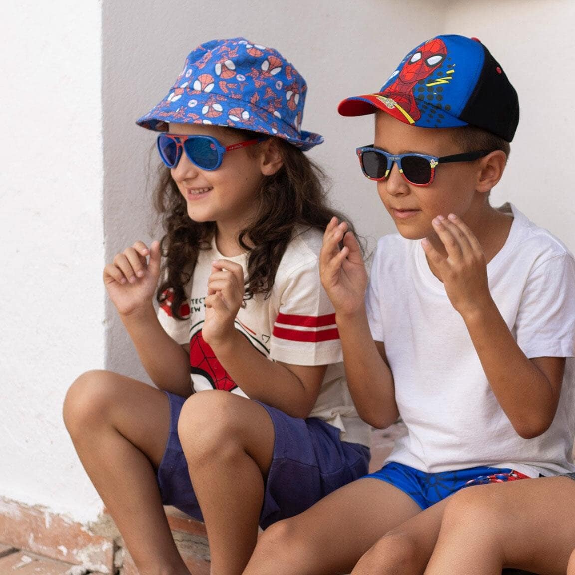 Spiderman - Mütze und Sonnenbrille für Kinder