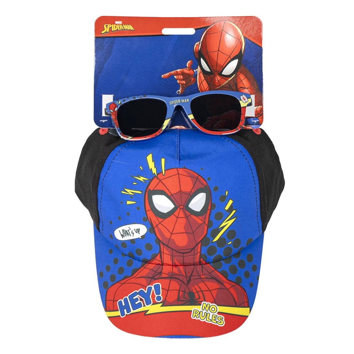 Spiderman - Mütze und Sonnenbrille für Kinder