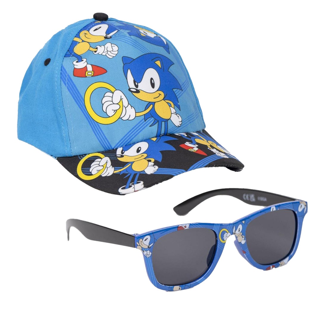 Sonic the Hedgehog - Kappe und Sonnenbrille für Kinder