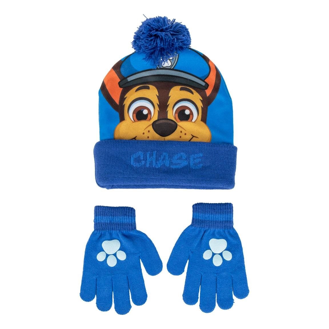 Paw Patrol Chase - Mütze und Handschuhen