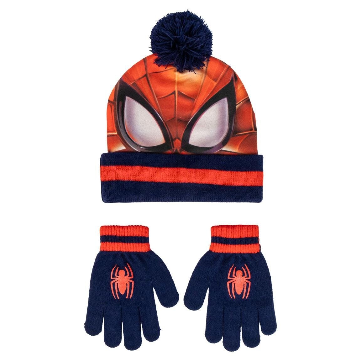 Spiderman Mütze und Handschuhe