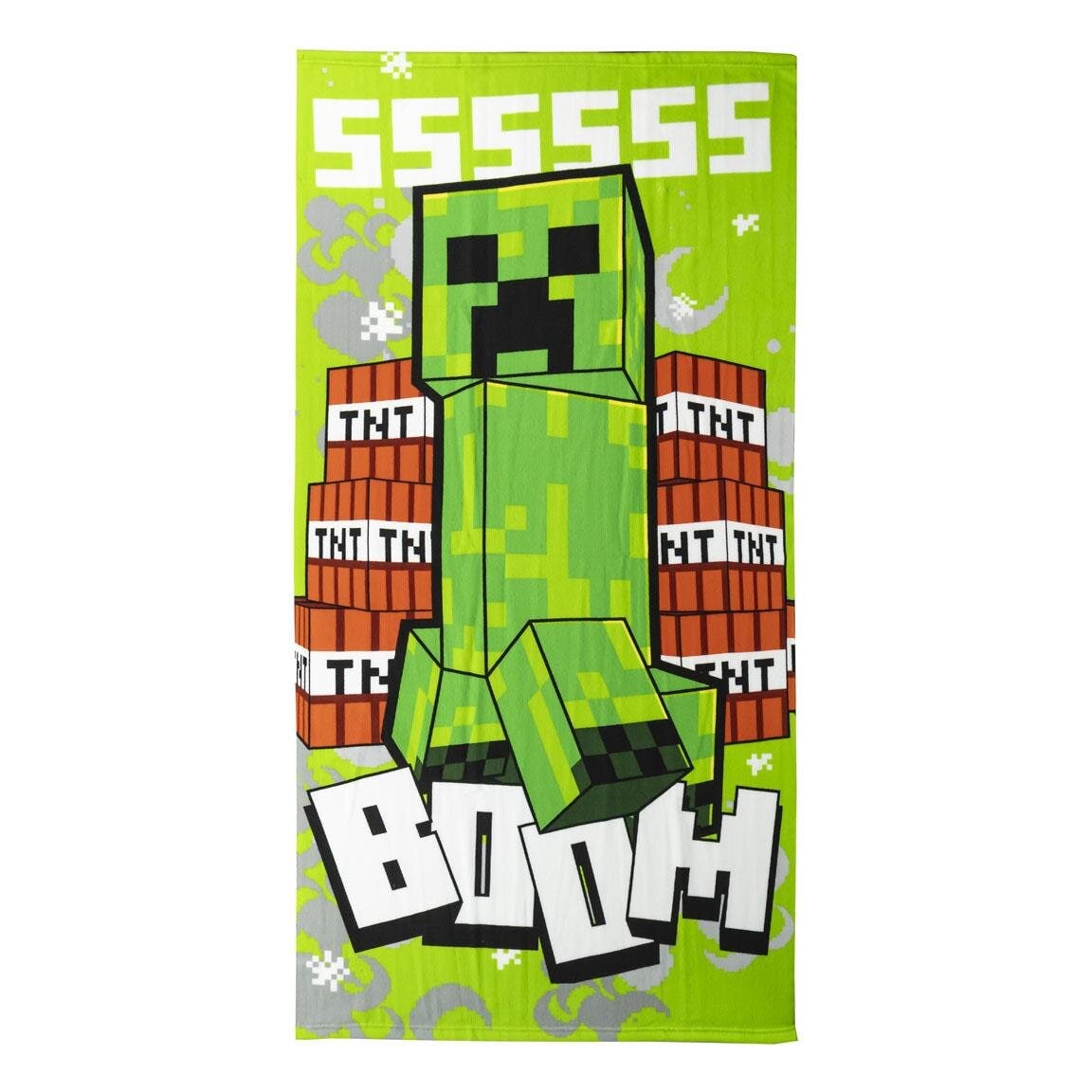 Minecraft - Creeper Badetuch 70 x 140 cm