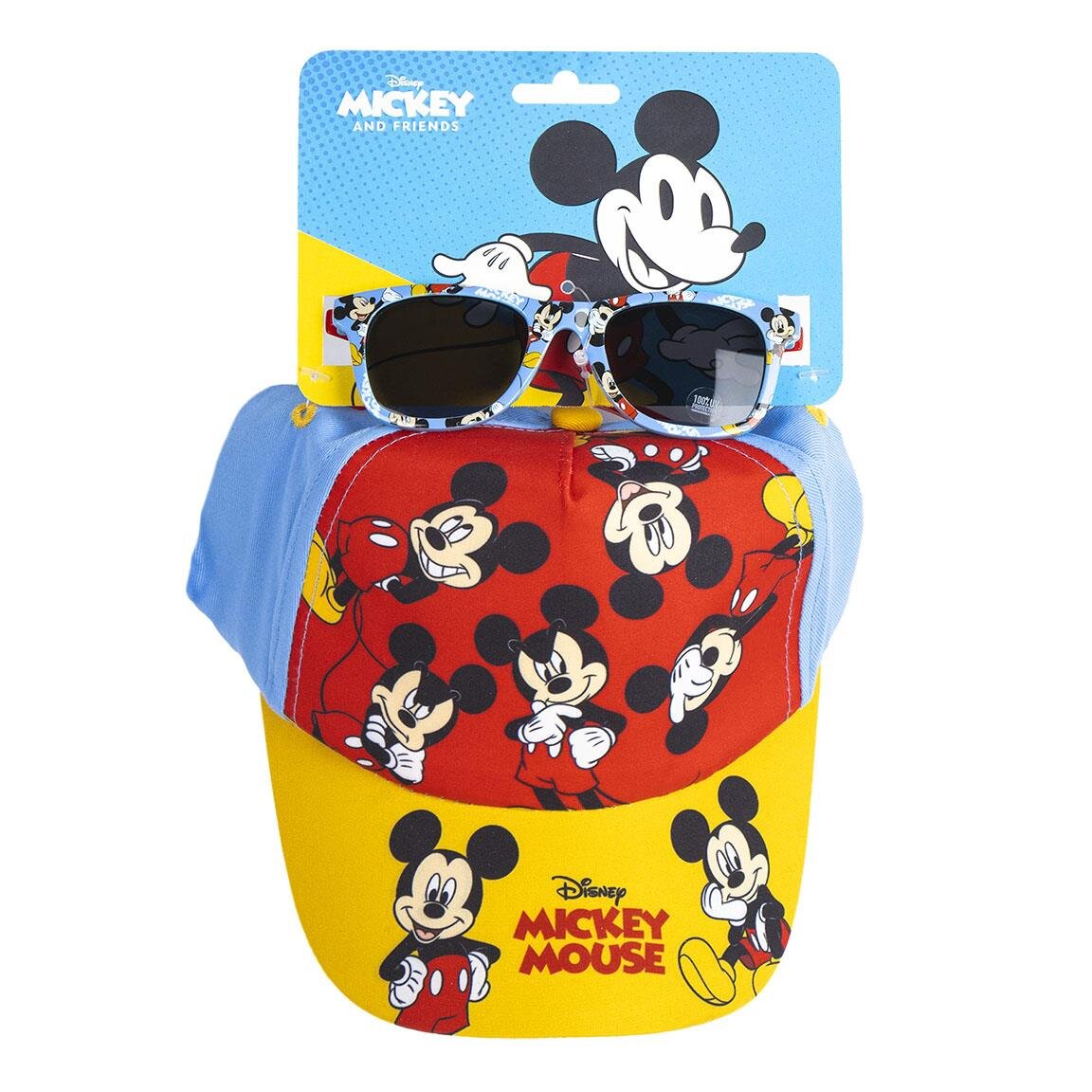 Micky Maus - Kinderkappe und Sonnenbrille