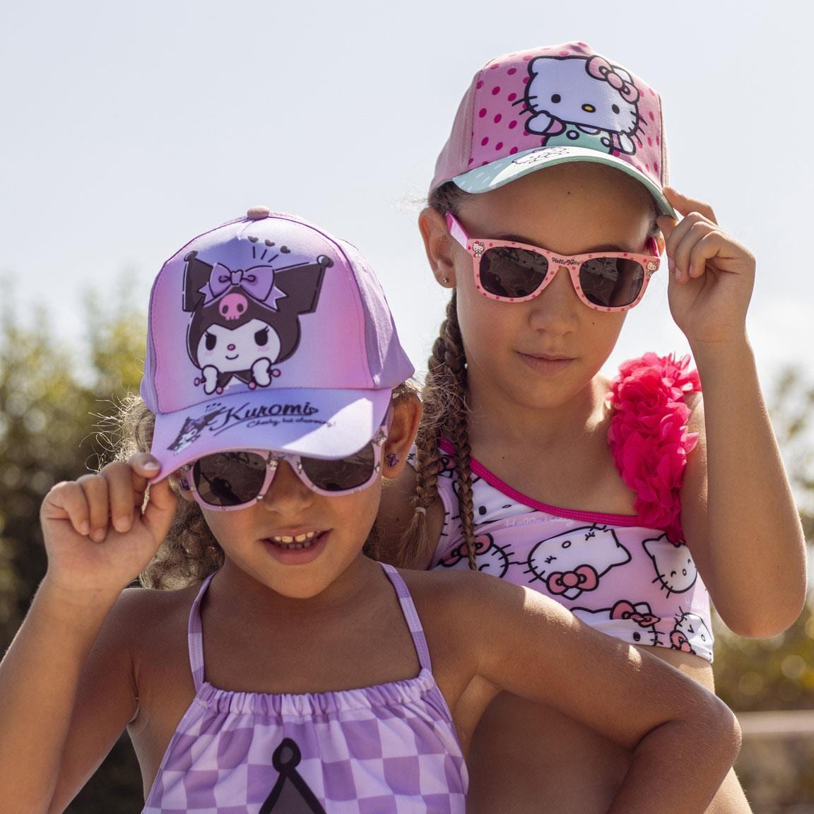Hello Kitty - Kappe und Sonnenbrille für Kinder