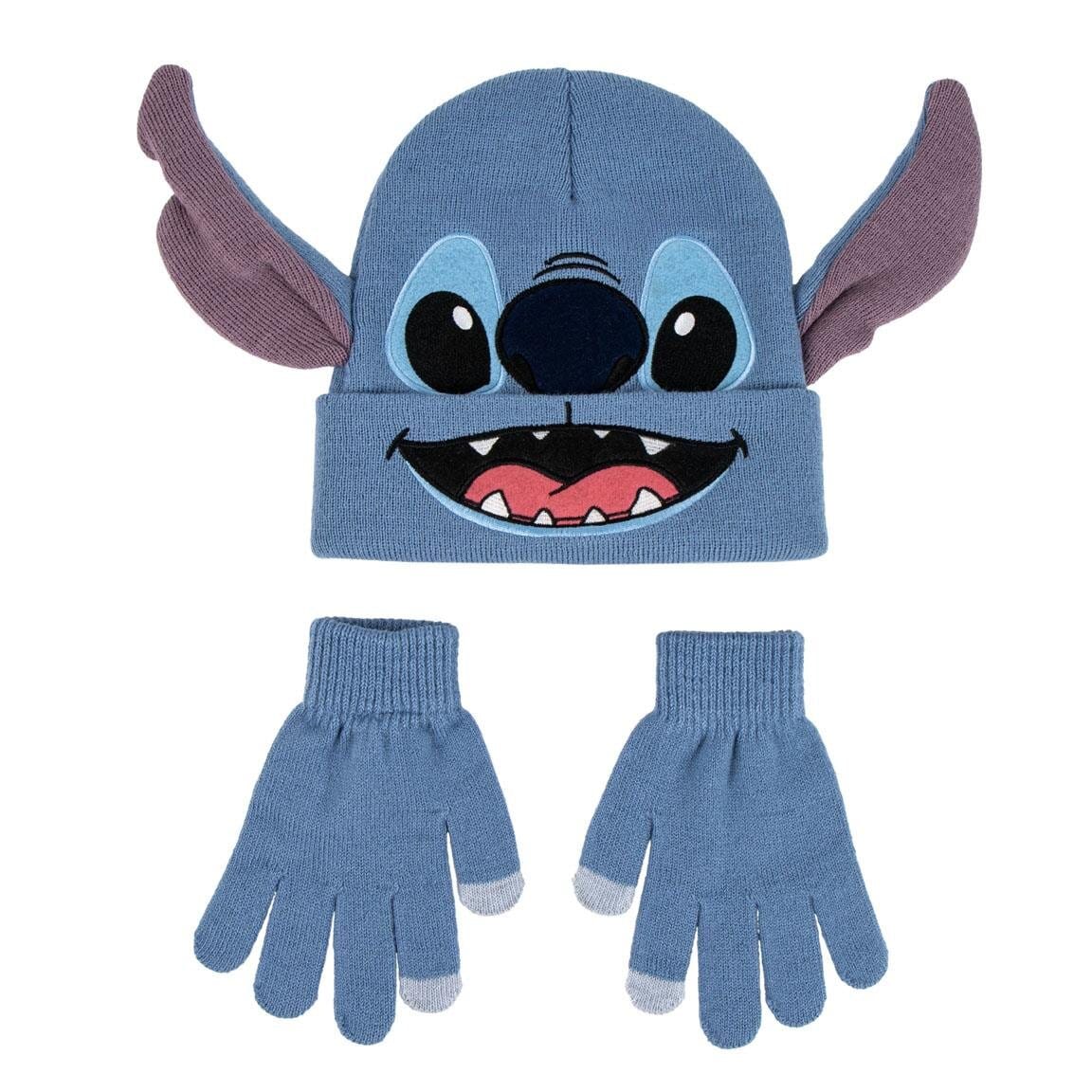 Stitch Mütze und Handschuhe