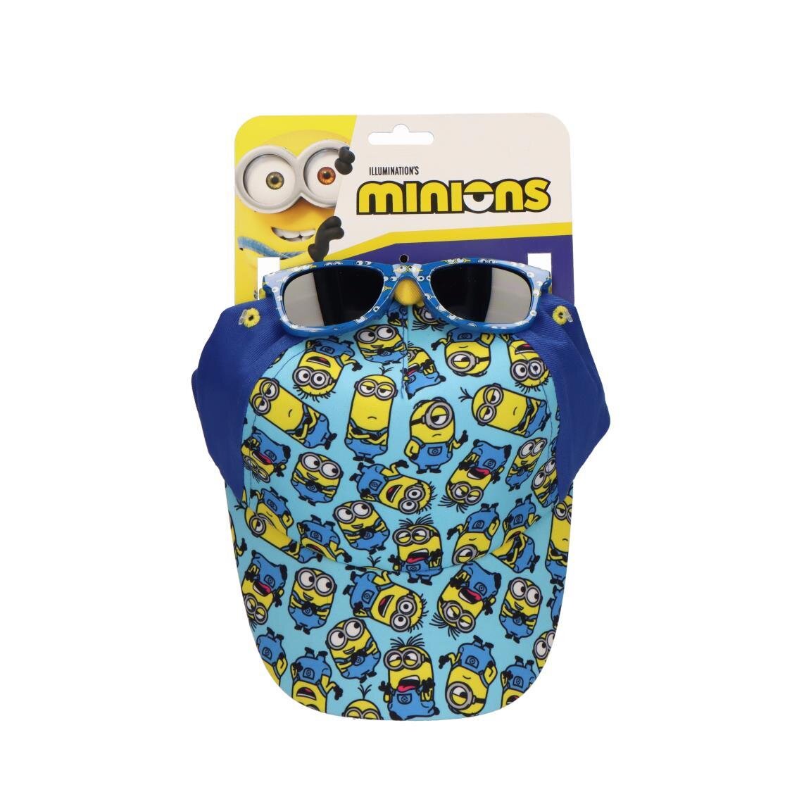 Minions - Kindercap und Sonnenbrille für Kinder