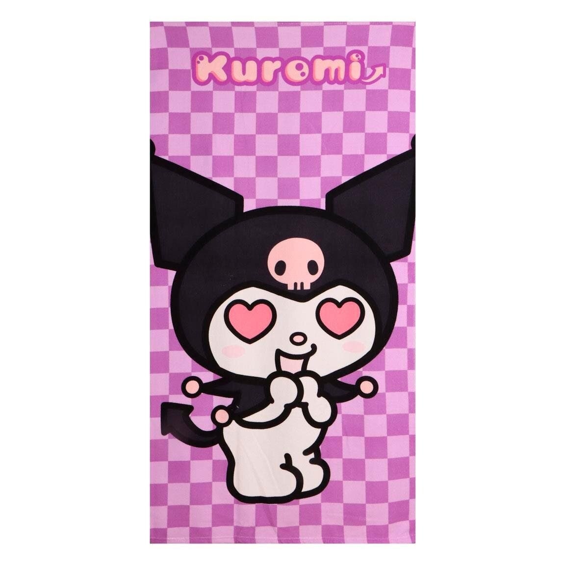 Hello Kitty Kuromi Badetuch 70 x 140 cm