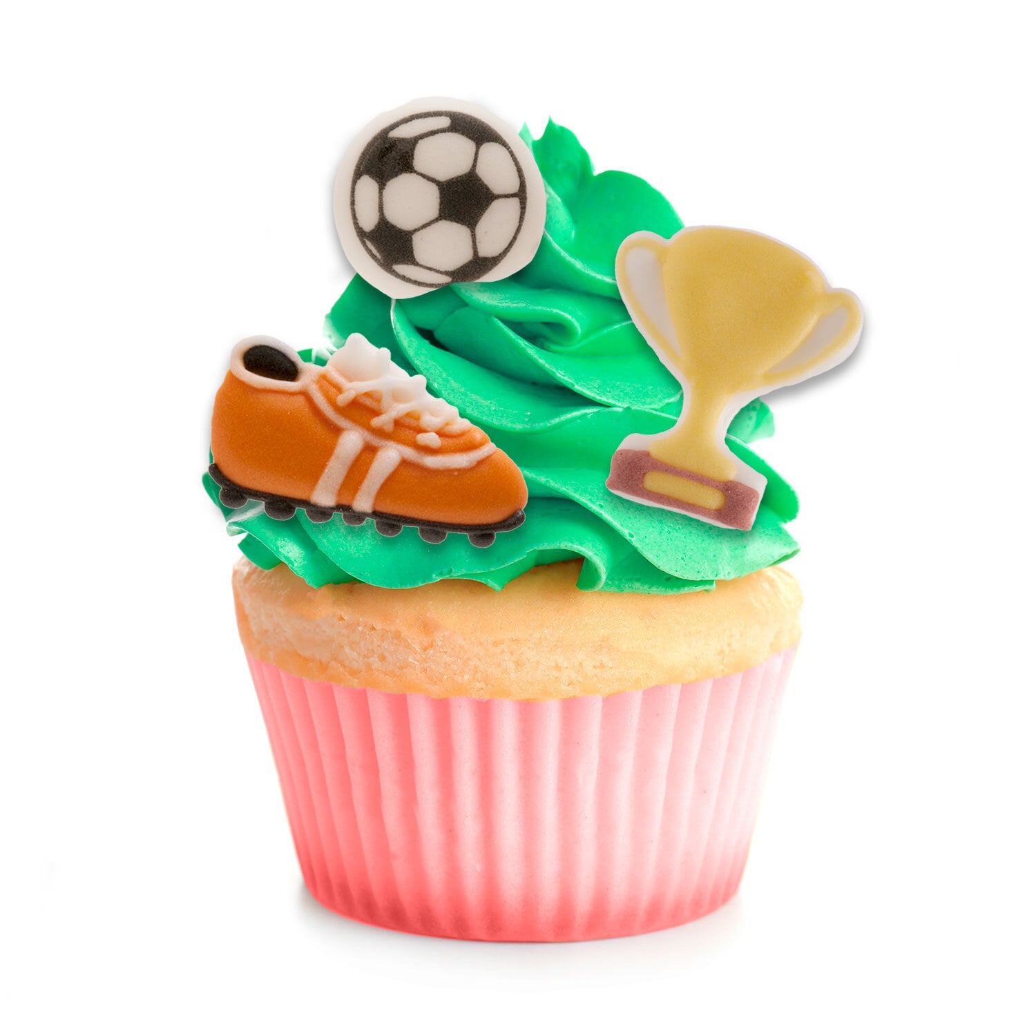 Zuckerdekorationen Fußball 8er-Pack