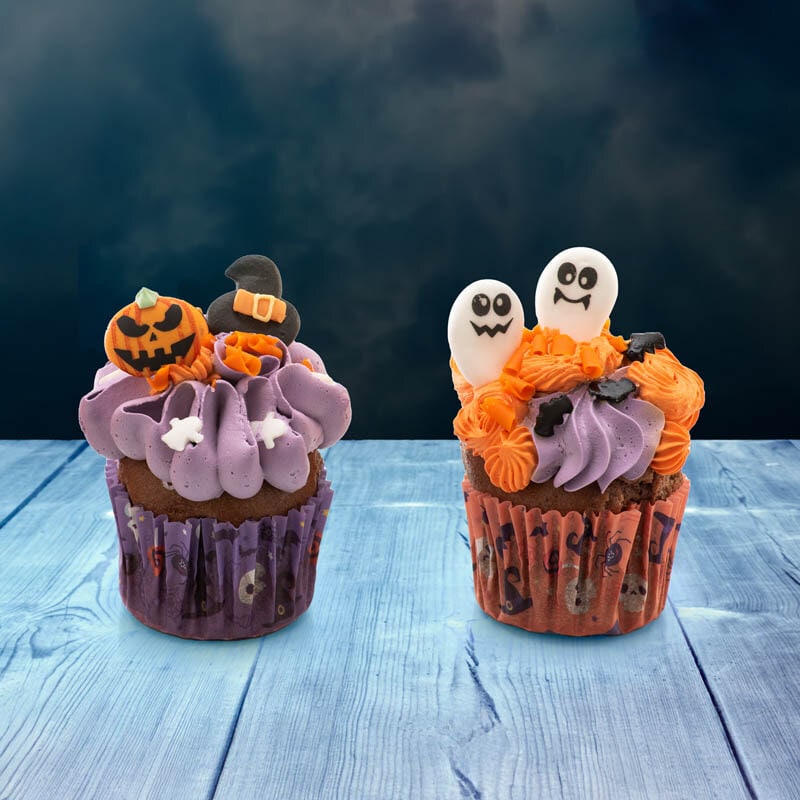 Zuckerdekorationen Halloween 12er-Pack
