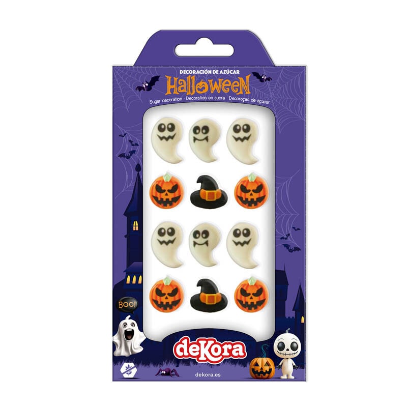 Zuckerdekorationen Halloween 12er-Pack