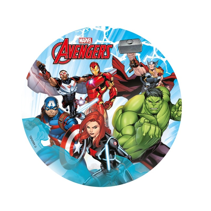 Tortenaufleger Avengers - Fondant 15,5 cm