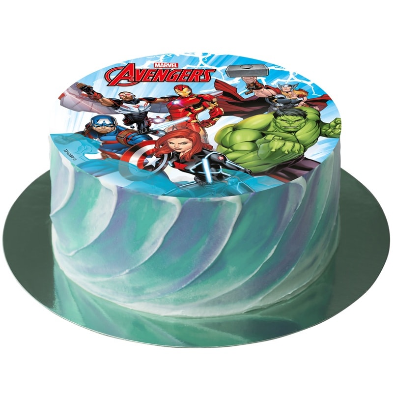 Tortenaufleger Avengers - Fondant 15,5 cm