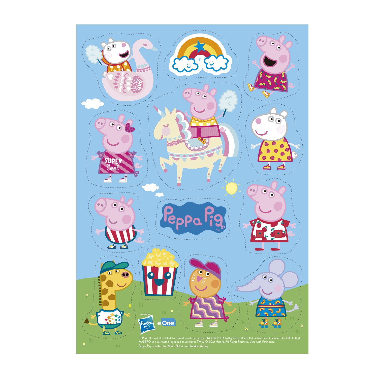 Peppa Wutz - Zuckerdekorationen 13er-Pack