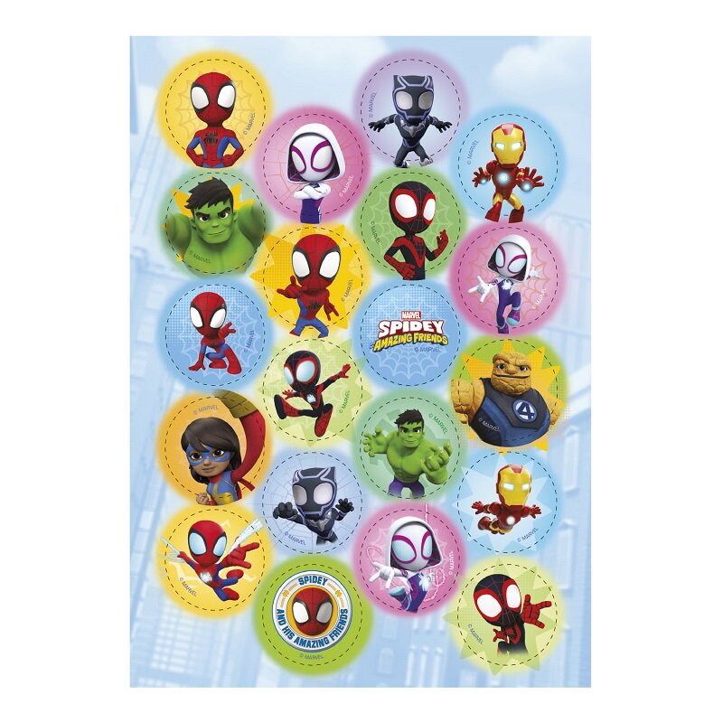 Spidey - Muffindekorationen Fondant 20er Pack