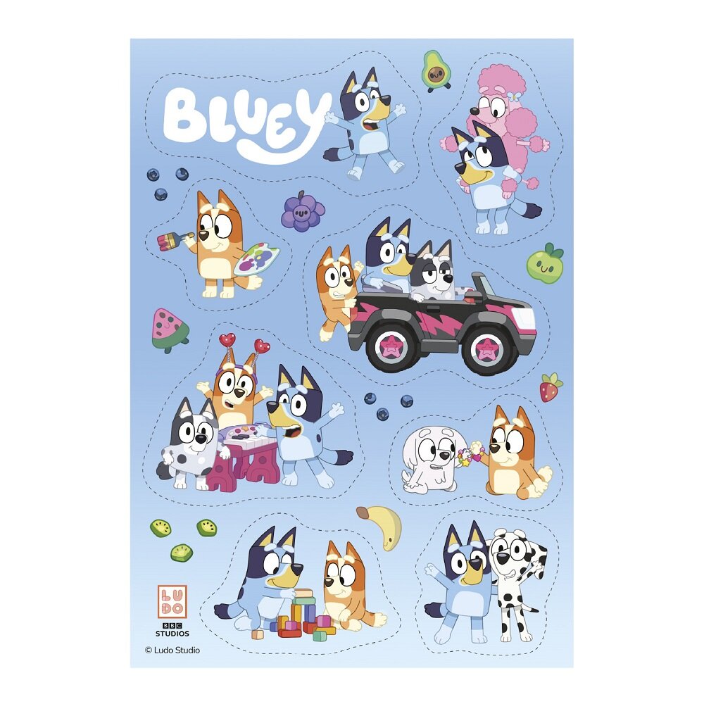 Bluey Zuckerdekorationen 8er-Pack
