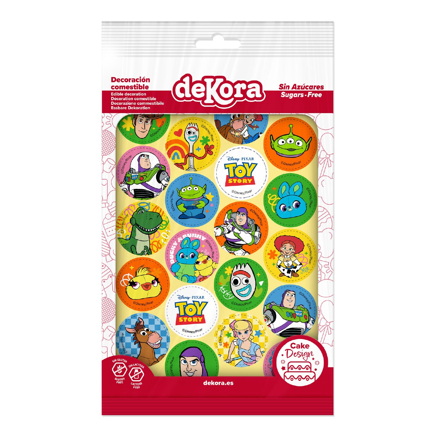 Toy Story Fondant-Muffindekorationen 20er-Pack